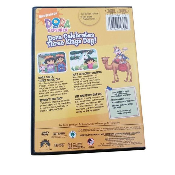 Dora the Explorer: Dora Celebrates Three Kings Day! DVD, - Picture 2 of 2